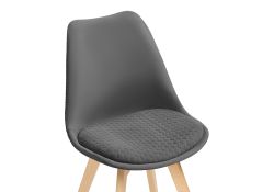 Деревянный стул Bonuss dark gray / wood