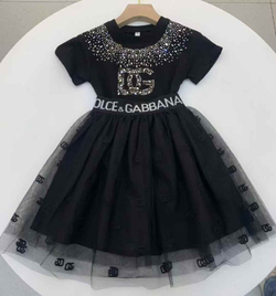 Юбка и футболка со стразами Dolce & Gabbana
