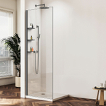 Душевая перегородка Vincea Walk-In VSW-1HWS110CLGM 110 профиль вороненая сталь/стекло прозрачное