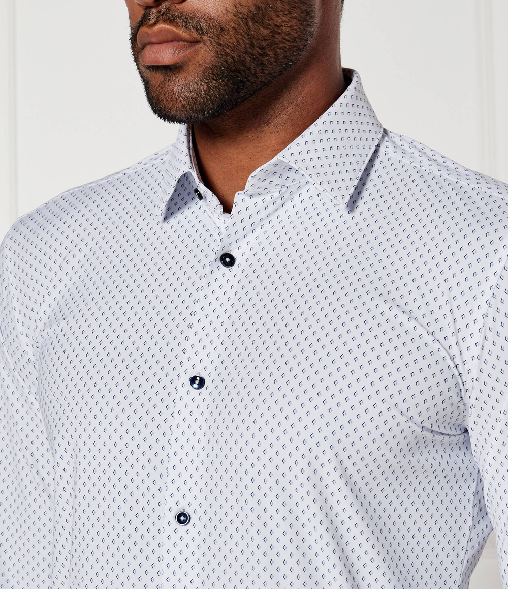 Рубашка P-HANK-S-KENT BOSS BLACK - белый(50520055)