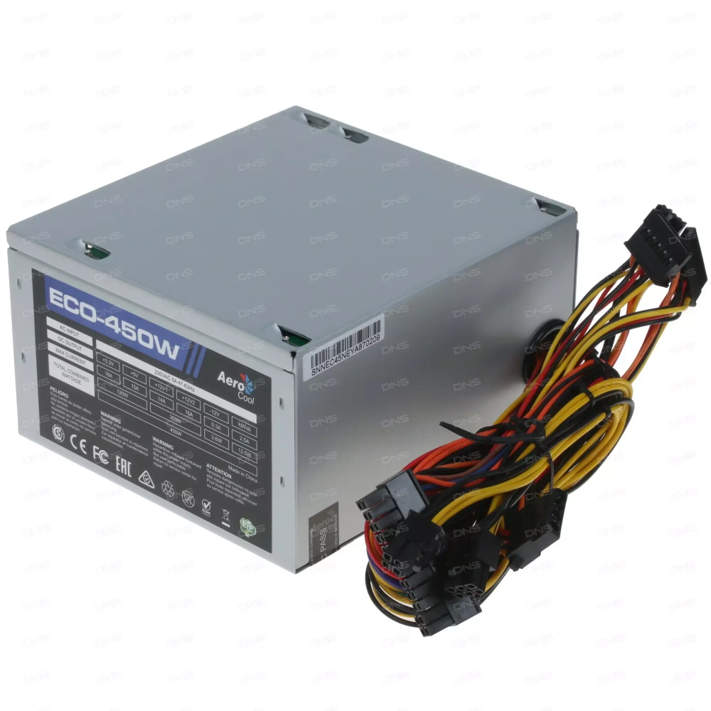 Блок питания AeroCool ECO 450W