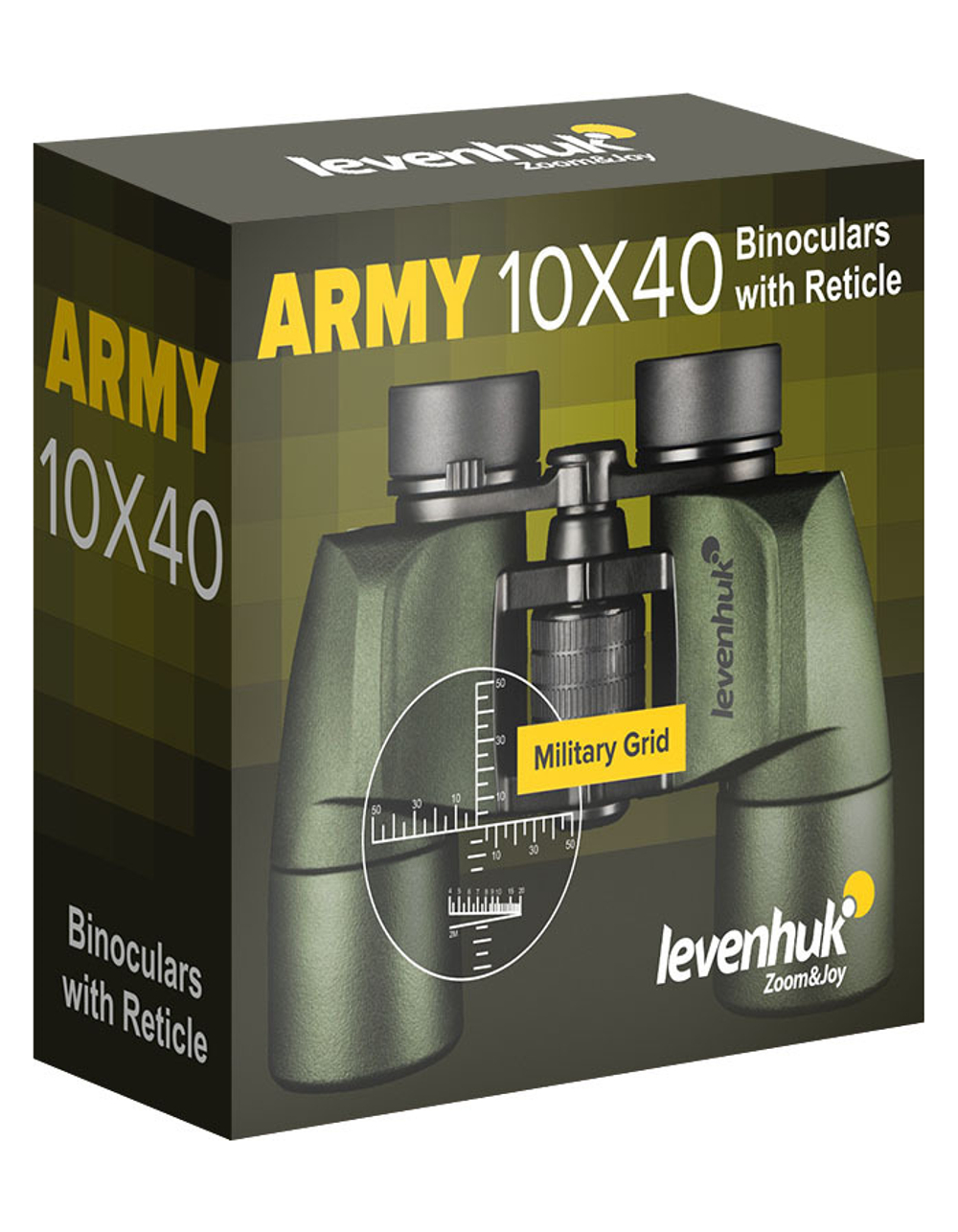 Бинокль Levenhuk Army 10x40 с сеткой