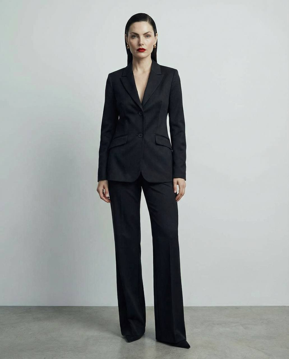 Черные брюки Лорен