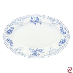 Блюдо овальное Bernadotte Синие розы 36 см