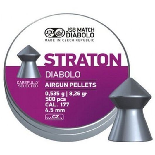 Пули JSB Straton DIABOLO 0,535 г 4,50 мм 500 шт