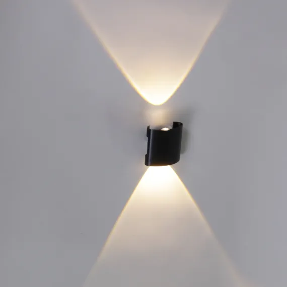 86831-9.2-002KT LED2*1W BK светильник настенный