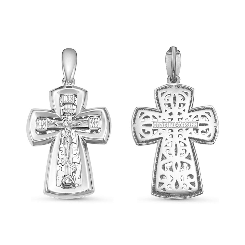 Крест из серебра 925 пробы