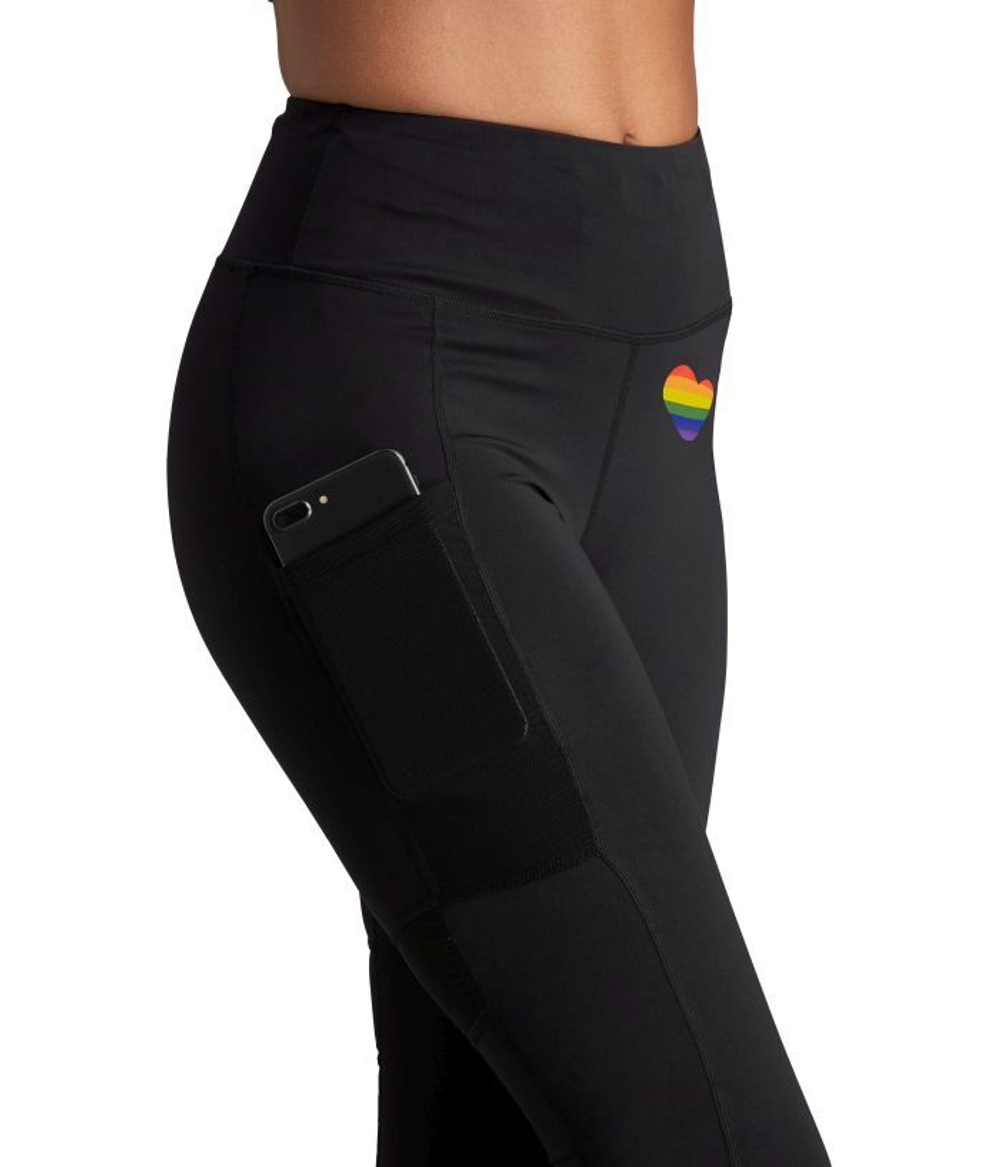 Леггинсы Bjorn Borg High Waist Block Tights STHLM W - pride black