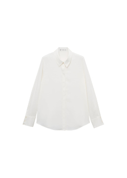 Струящаяся рубашка с длинными рукавами