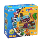 Пазл 16эл. "Енотки. Кубики" (Оригами)