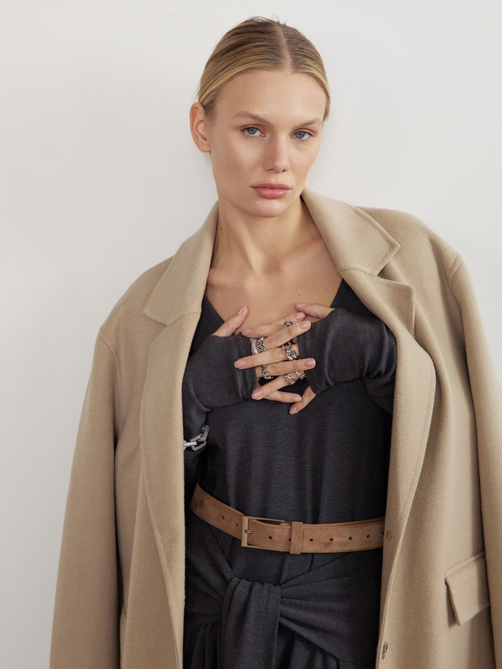 БАЗОВЫЙ РЕМЕНЬ ЗАМША КАПУЧИНО