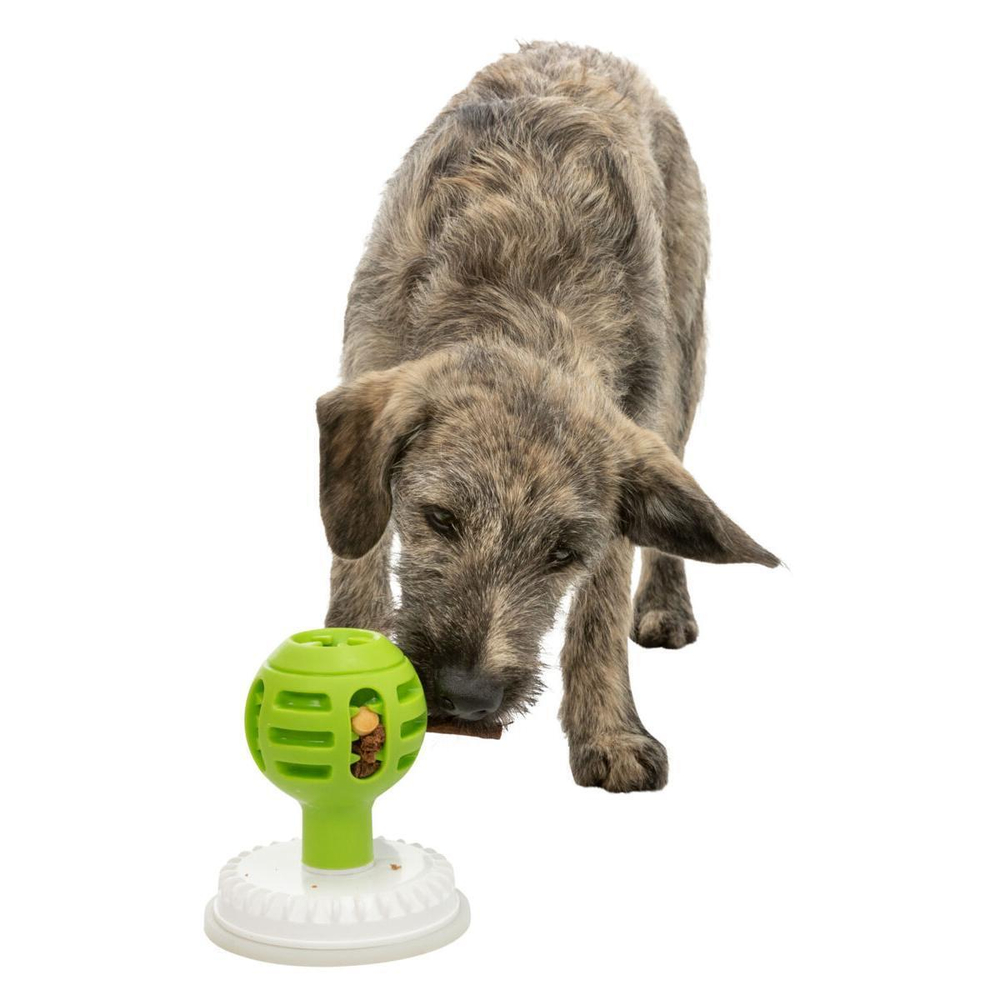 Игрушка-мяч для лакомств Trixie Lick'n'Snack Ball, размер 12x8x13см.