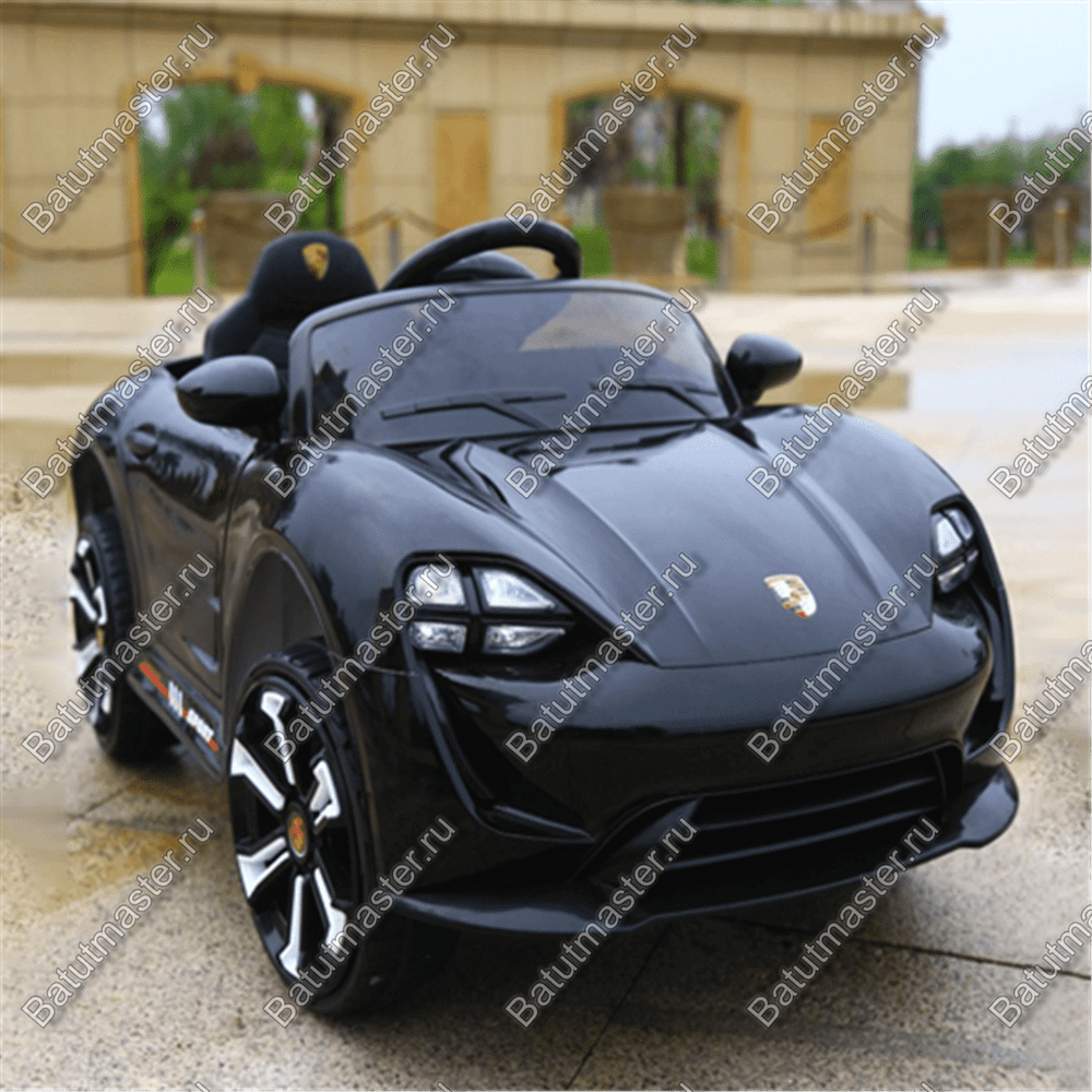 Детский электромобиль "Ferrari" черный, расширенная комплектация