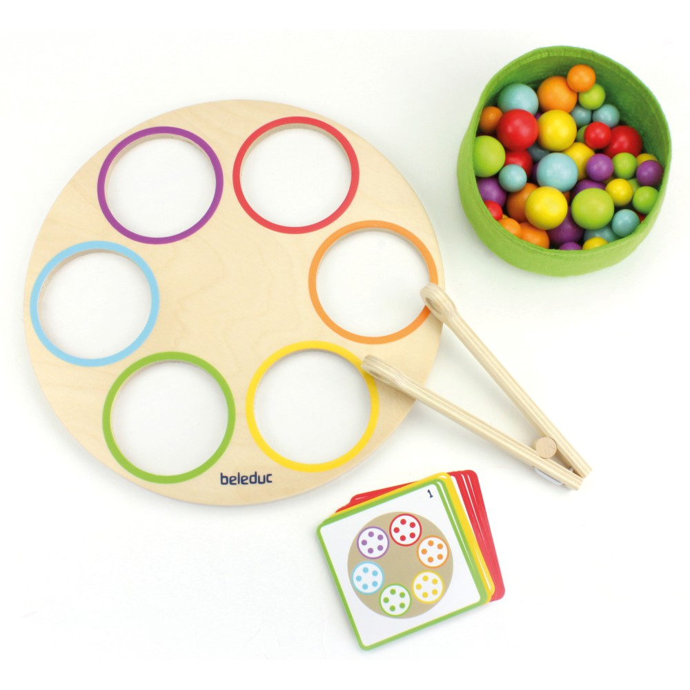 Beleduc - Логическая игра Marbelino Сортировка шаров Деревянная 21022X
