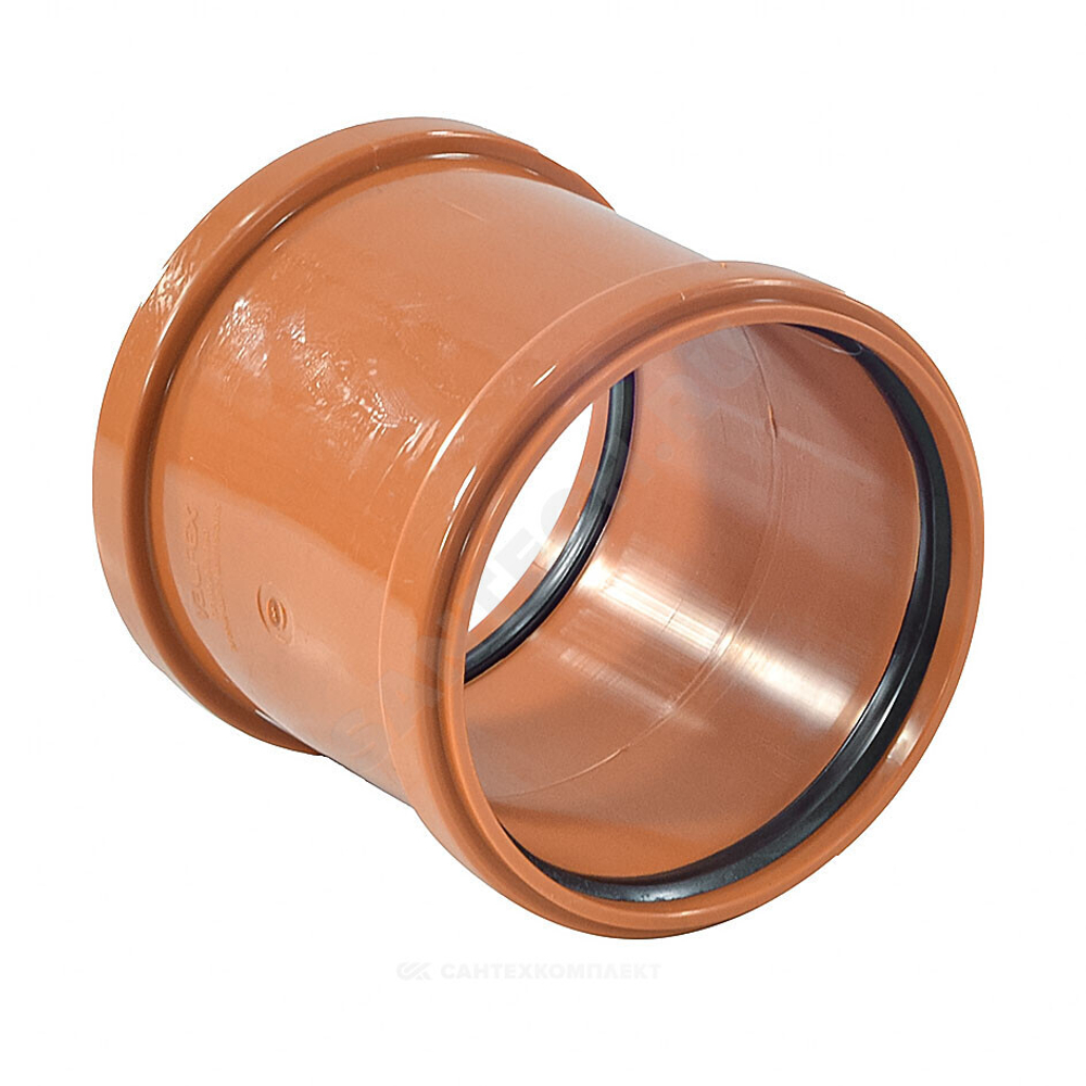 Муфта PP-B ремонтная коричневая Дн 110 б/нап VALFEX 30106110