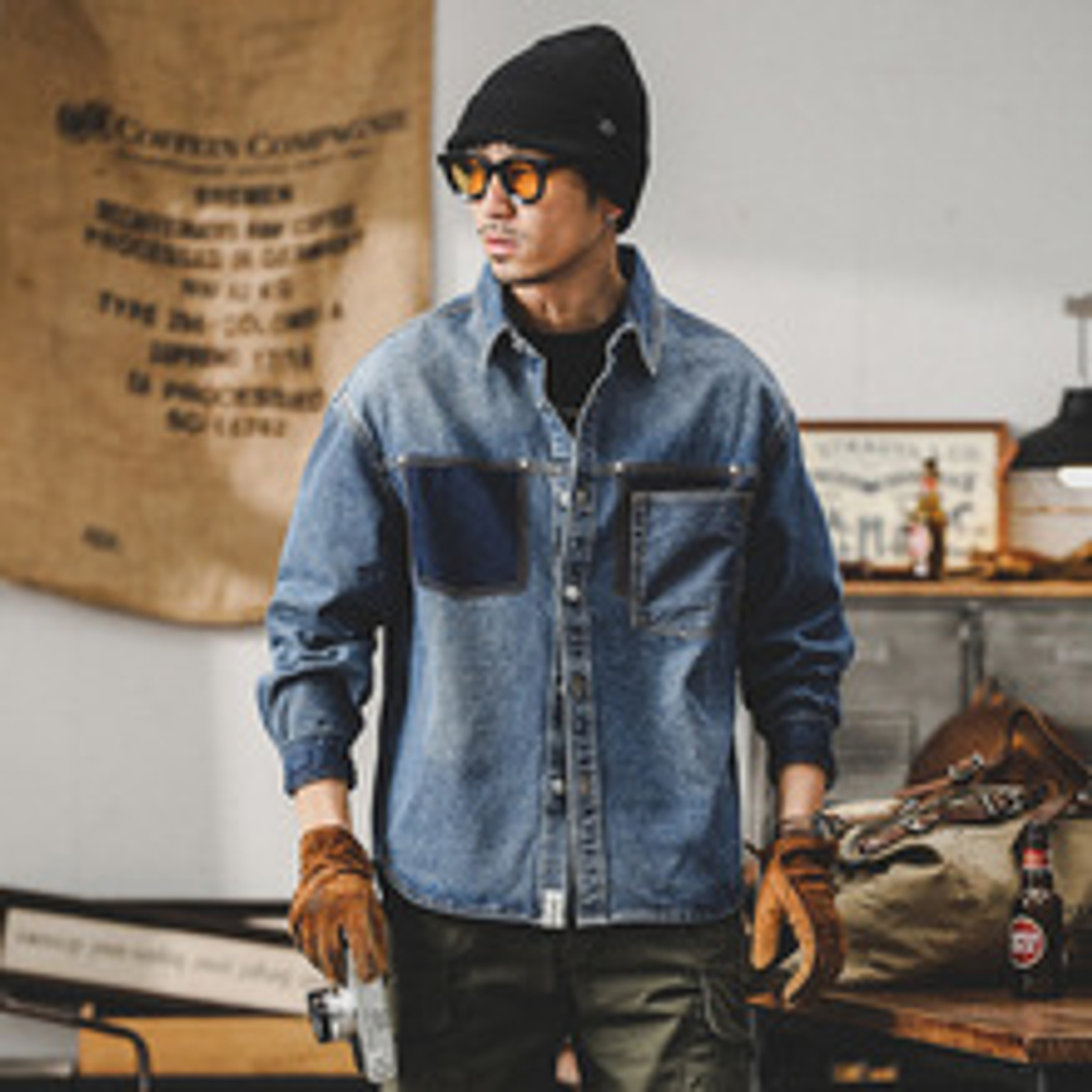 Мужская джинсовая куртка — стильный выбор для прохладной погоды!