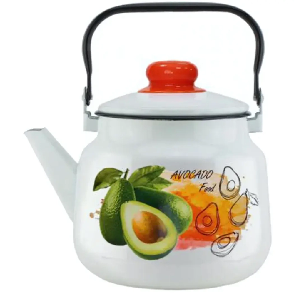 Чайник эмалированный 3,5л «Авокадо» 01-2713/4