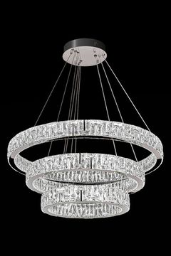 Подвесная люстра LED 2*252W 2900К-5800К LE3048/800-3K CH хром Afina Leon