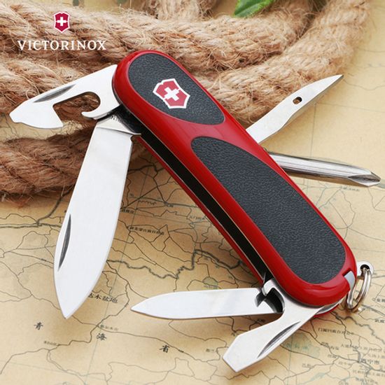 Нож Victorinox Мод. EvoGrip 11 Красно-черный (85 мм) - 13 функций