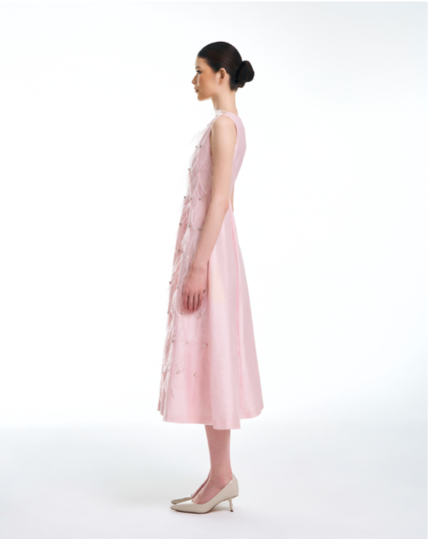 Платье Pavlova (Павлова)  ШШ, с выш., розовое