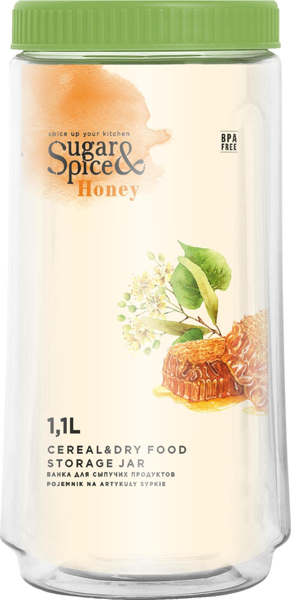 Банка для сыпучих продуктов 0.75 л Sugar&Spice Honey SE224810