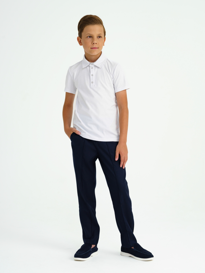 Футболка-поло из хлопка