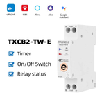 Умное WiFi реле (выключатель) на DIN-рейку Taxnele TXCB2-TW-E (Для экосистемы eWelink)