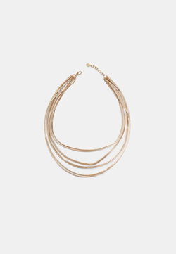 STRADIVARIUS Ожерелье из цепочек, золотой