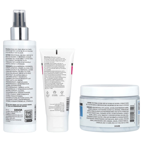 Advanced Clinicals, эксклюзивный набор iHerb для восстановления волос, 4 предмета