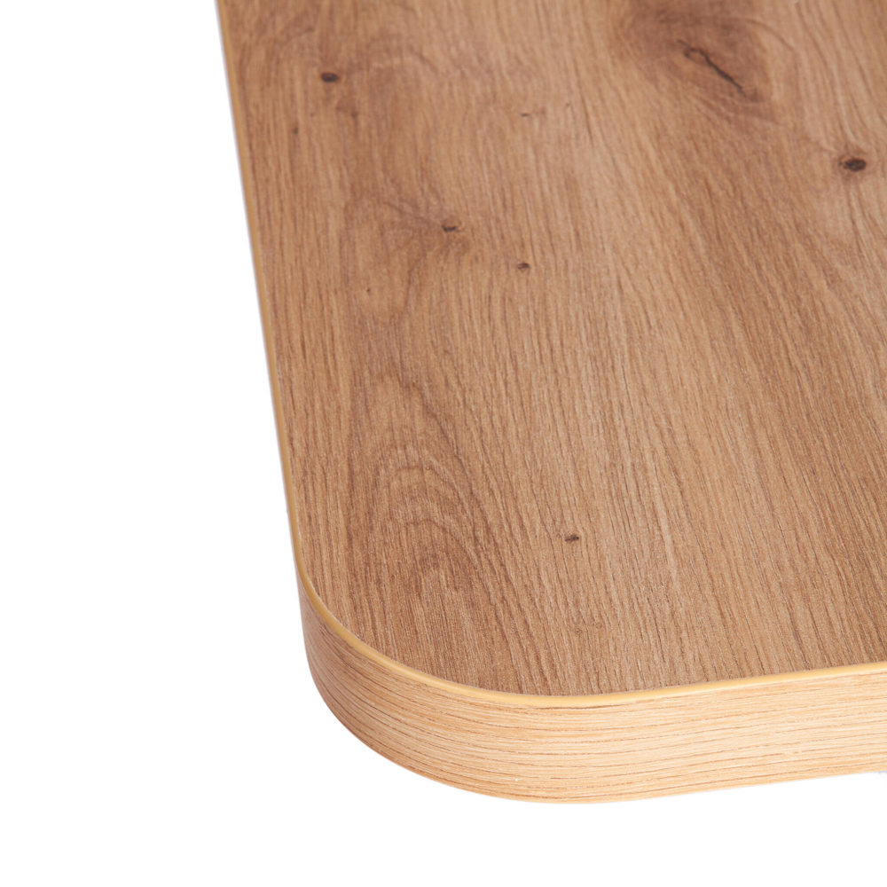 Стол обеденный VOX раздвижной ЛДСП, 132-172x85x75,5 см, Дуб артисан/Графит