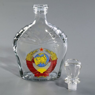 Набор питьевой «Герб СССР», 7 предметов: штоф 500 мл, 6 стопок 50 мл