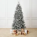 Заснеженная елка «Bourget» (Литая+пвх) 240 см / 2,4 м