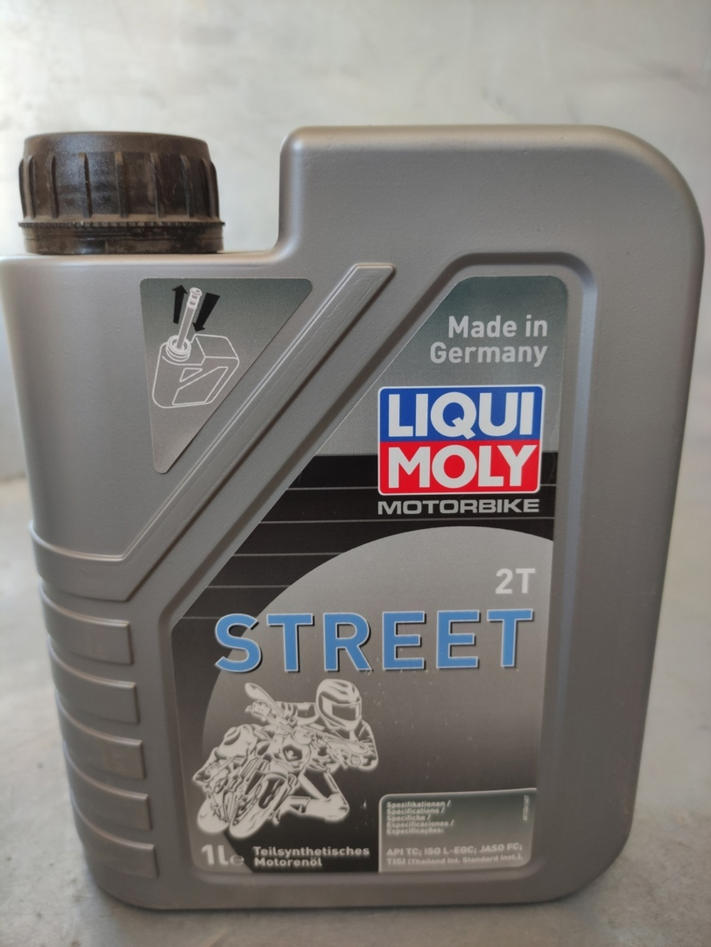 масло моторное 2Т Liqui Moly street полусинтетическое 1л.