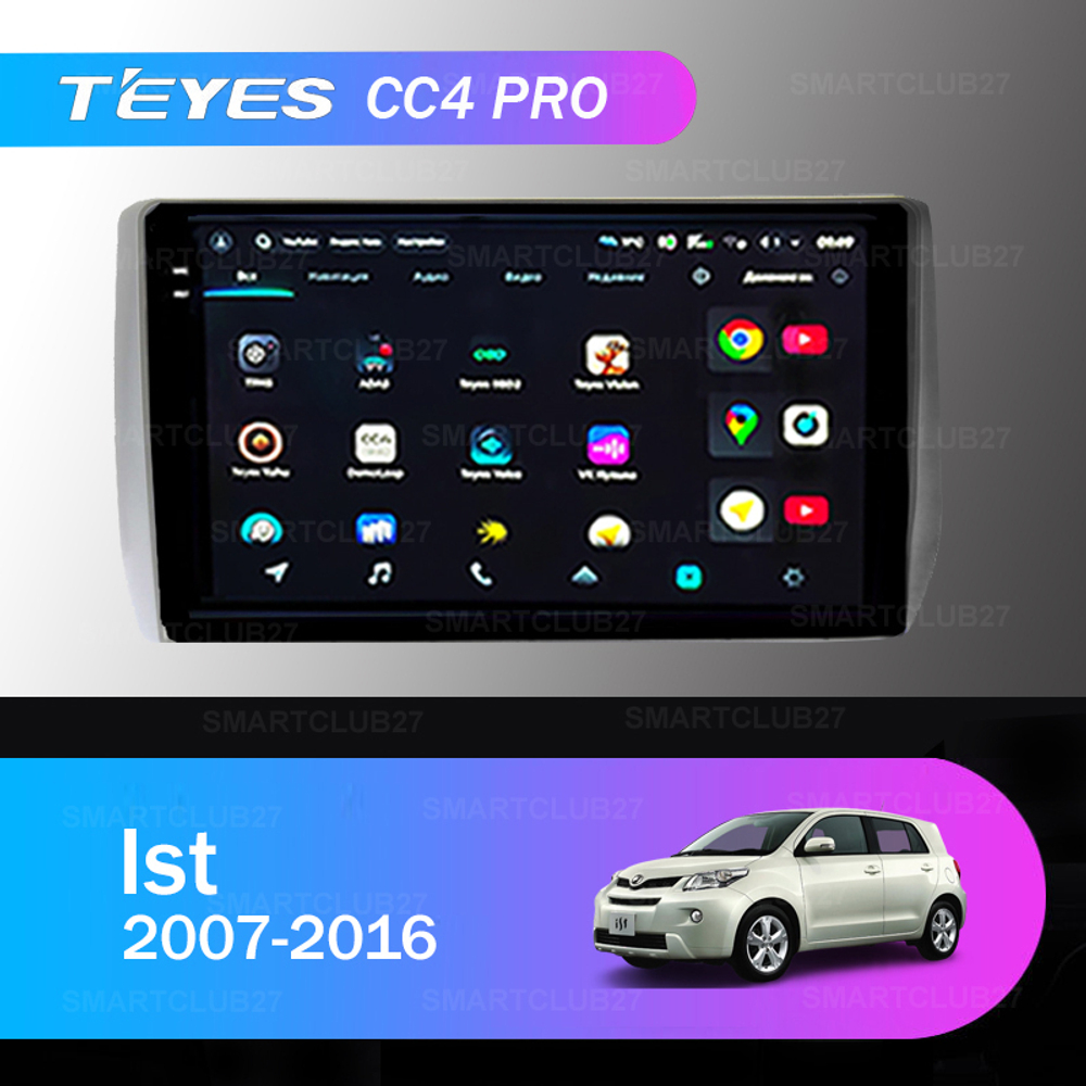 Teyes CC4 Pro 9" для Toyota Ist 2007-2016