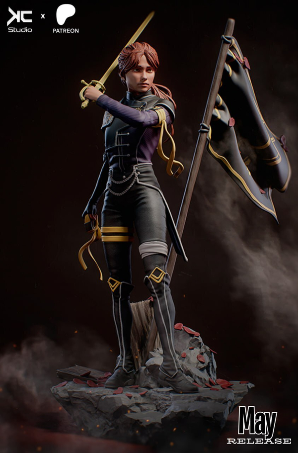 🌒 Maelle Clair Obscur — фигурка из коллекции Expedition 33