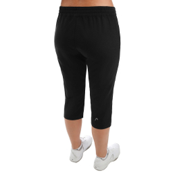 Женские теннисные брюки HEAD Club Training Pants Women - Black, Silver