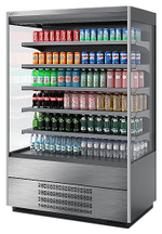 Горка холодильная Chilz BERG 100 шлифованная нержавейка