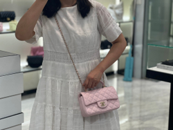 Chanel Mini Flap Bag with Top Handle 20 cm