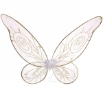 Карнавальный аксессуар Крылья «Взмах пера» (крылья 48*44 см), Белый/золото