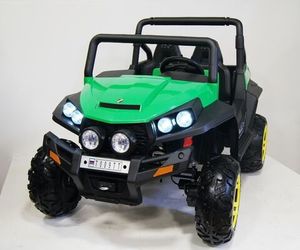 Детский электромобиль River Toys BUGGY T009TT зеленый