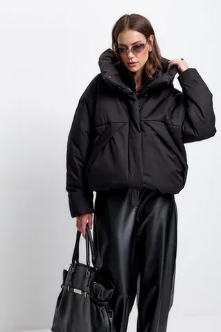 Куртка зимняя на утеплителе Isosoft черного цвета