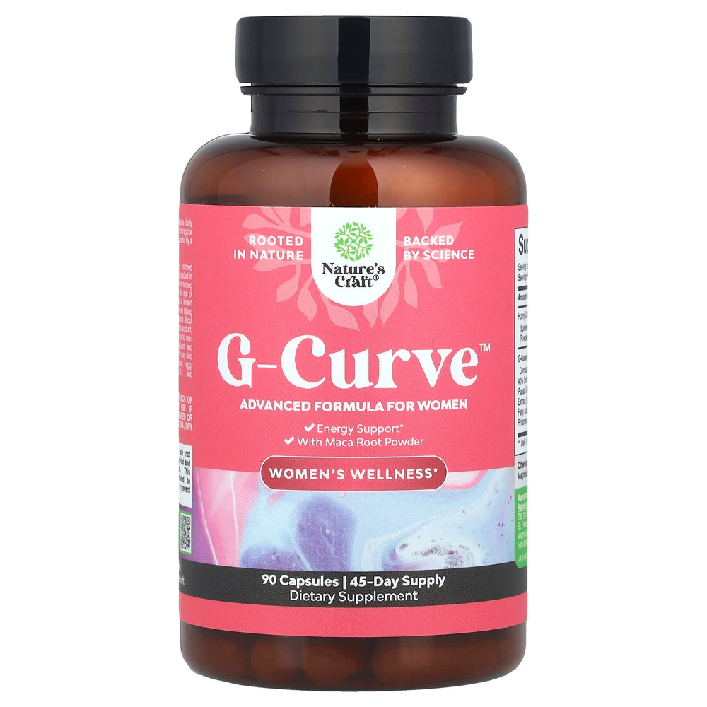 Nature's Craft, G-Curve ™, улучшенная формула для женщин, 90 капсул