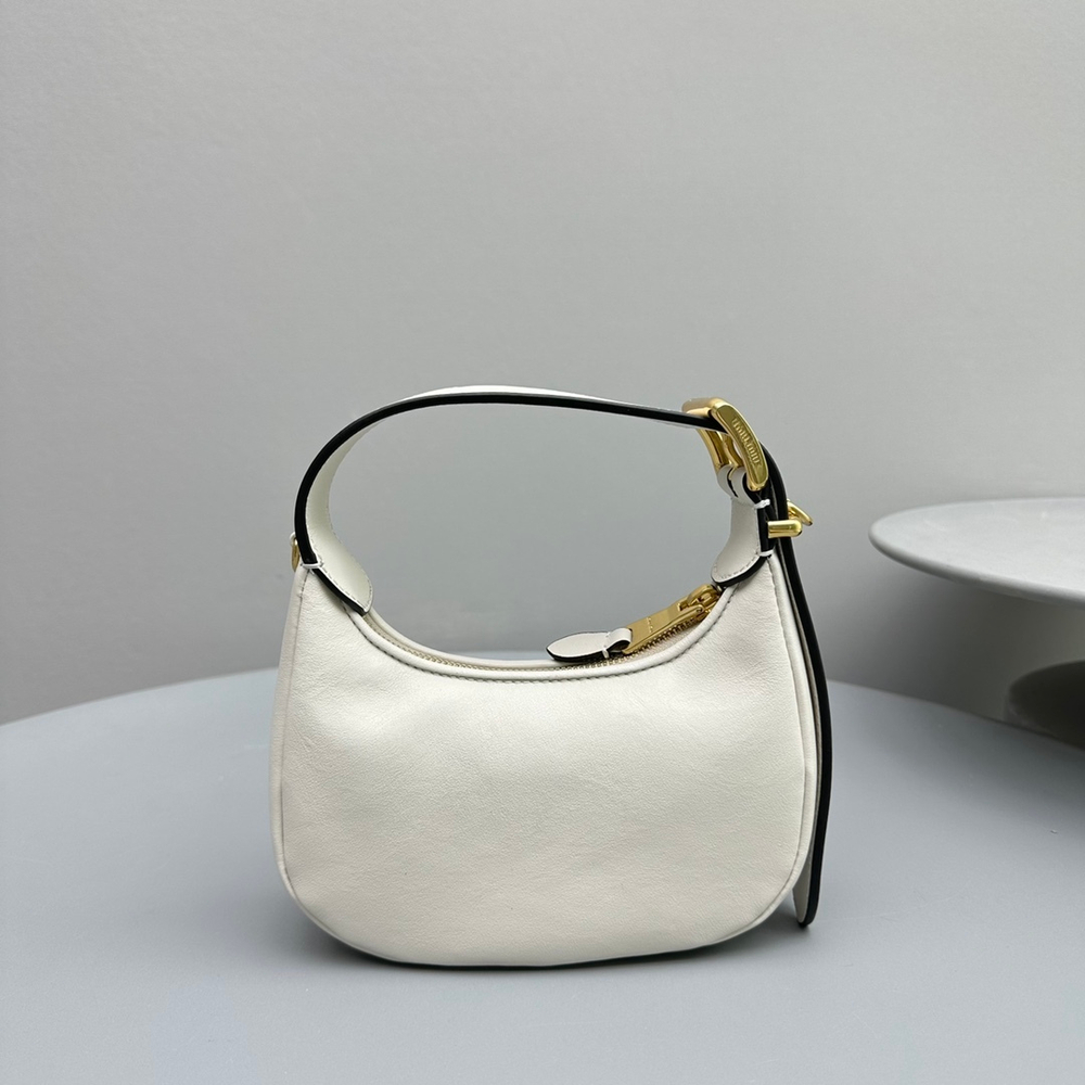 Leather Hobo Bag 17 cm
