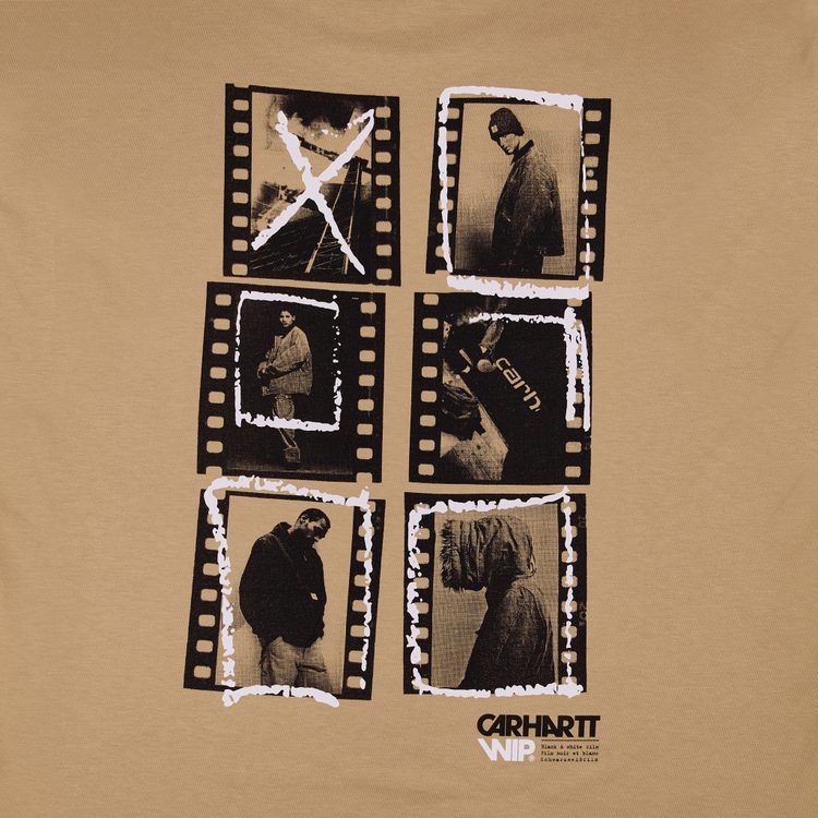 Футболка мужская Carhartt WIP Contact Sheet артикул:I033178_sable - купить в магазине Дайс