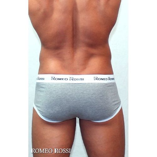 Мужские трусы брифы серые Romeo Rossi RR366-3 Brief