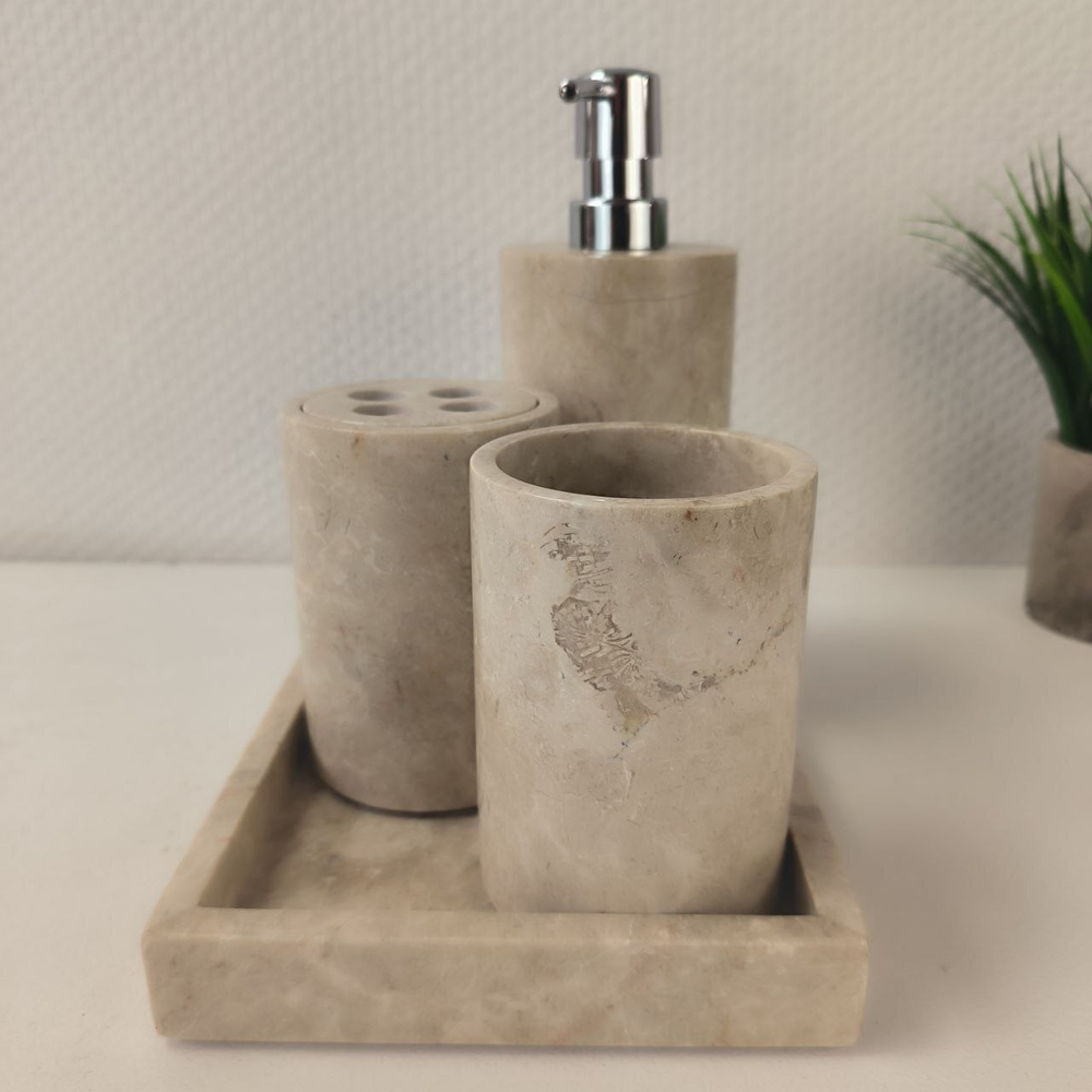 Набор из мрамора 5 предм Set BOX Cream NM-63954 (84)