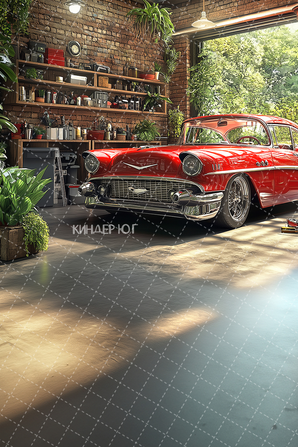 Фотофон "Гараж" арт. ФФ904-55