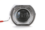 Бленда (маска) для линз 3.0 дюйма, BMW2.0 Led Right (белый+желтый) 2 режима, 1шт