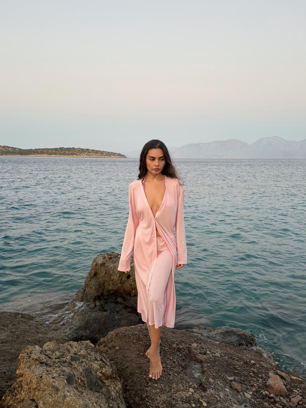 Кардиган Роза, Розовый