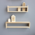 Полка настенная деревянная 30*9*12,5 (1шт.)